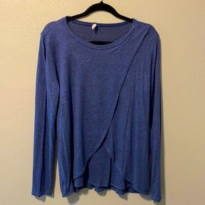 NWOT PinkBlush Maternity Blue Nursing Top
